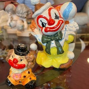 Vintage clown figurines